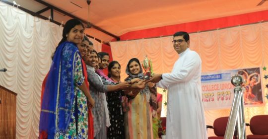 SNA/ COLLEGE UNION Arts fest of Pushpagiri College of Nursing for the academic year 2018 – 2019
