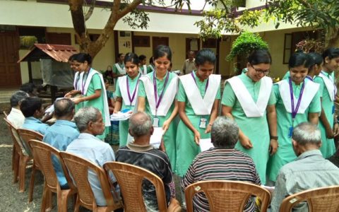 EASTER CELEBRATION AT  JEEVANJYOTHI  OLD AGE HOME, 2018